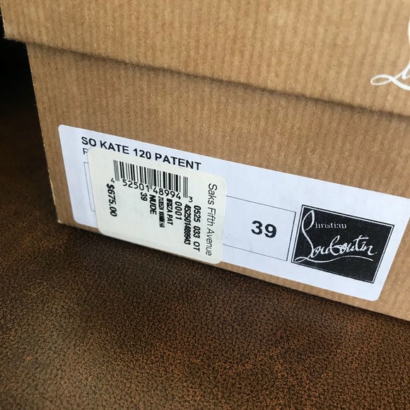 Christian Louboutin So Kate patent nude - Picture 6 of 8